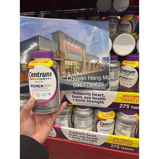 Bổ tổng hợp Centrum silver ultra women's 50+ chai 275 viên từ mỹ. Vitamin cho phụ nữ trên 50 tuổi