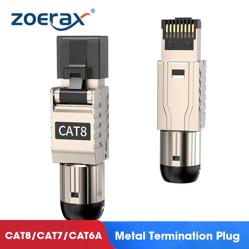 Cáp Kết Nối Mạng Ethernet Cat8 Cat7 Cat6a RJ45 2000MHz 40G LAN 22AWG - 24AWG