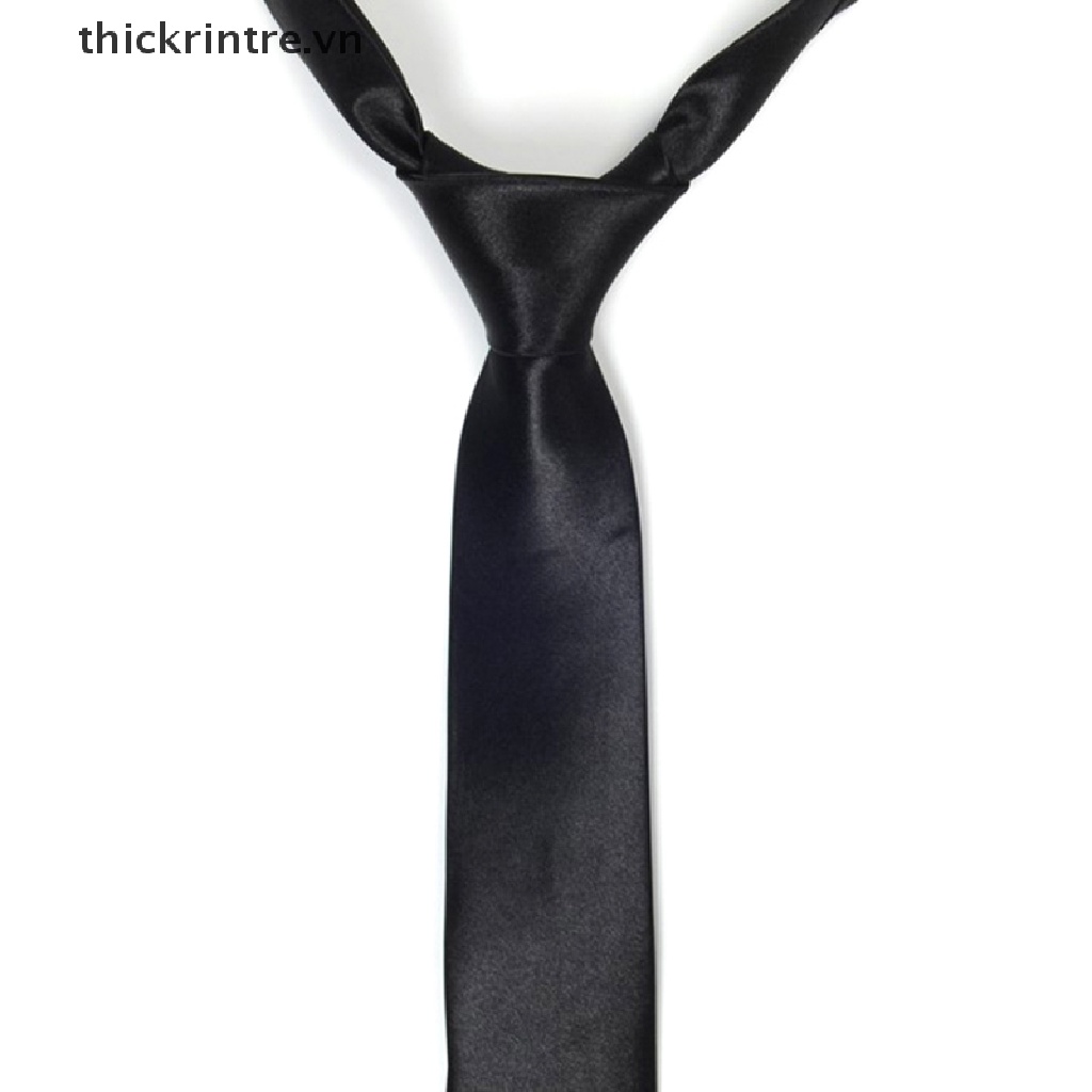 Cà Vạt Lụa Ôm Cổ Thắt Nơ Phong Cách Retro Cho Nam Nữ