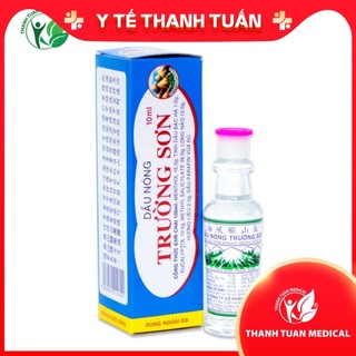 Combo 2 Chai Dầu Nóng Trường Sơn 10ml - chủ tr.ị cảm, ho, sổ mũi, trúng gió, nhức đầu, say tàu xe