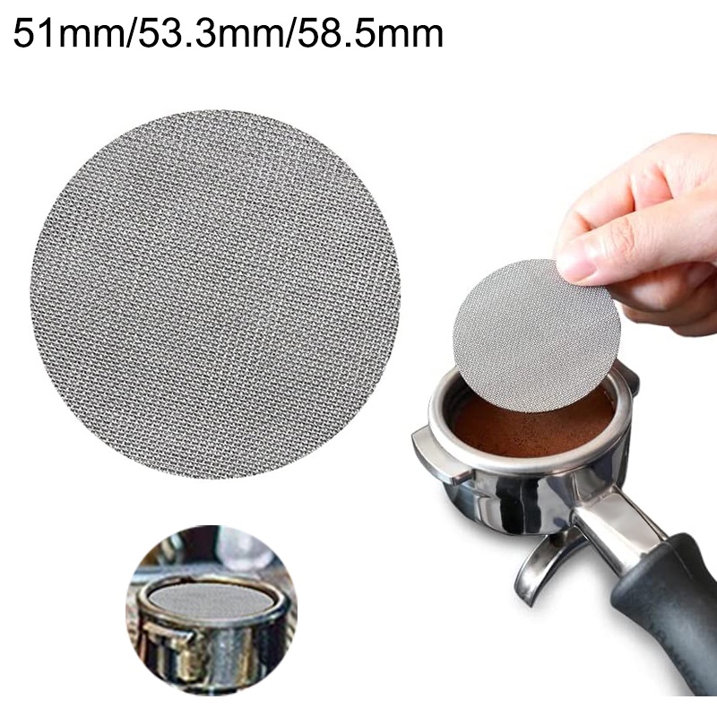 Lưới Lọc Cà Phê Espresso Bằng Thép Không Gỉ Dày 1.7mm Cho Máy Pha Cà Phê Barista 51 / 54 / 58mm