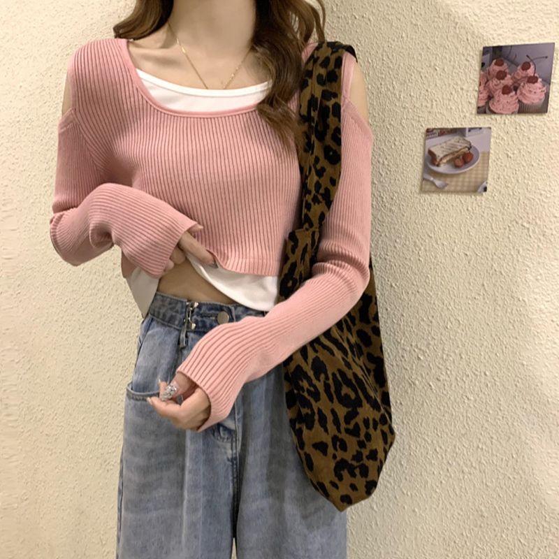 Áo Thun Tay Dài Thiết Kế Mới Thời Trang Mùa Xuân Thu Dành Cho Nữ