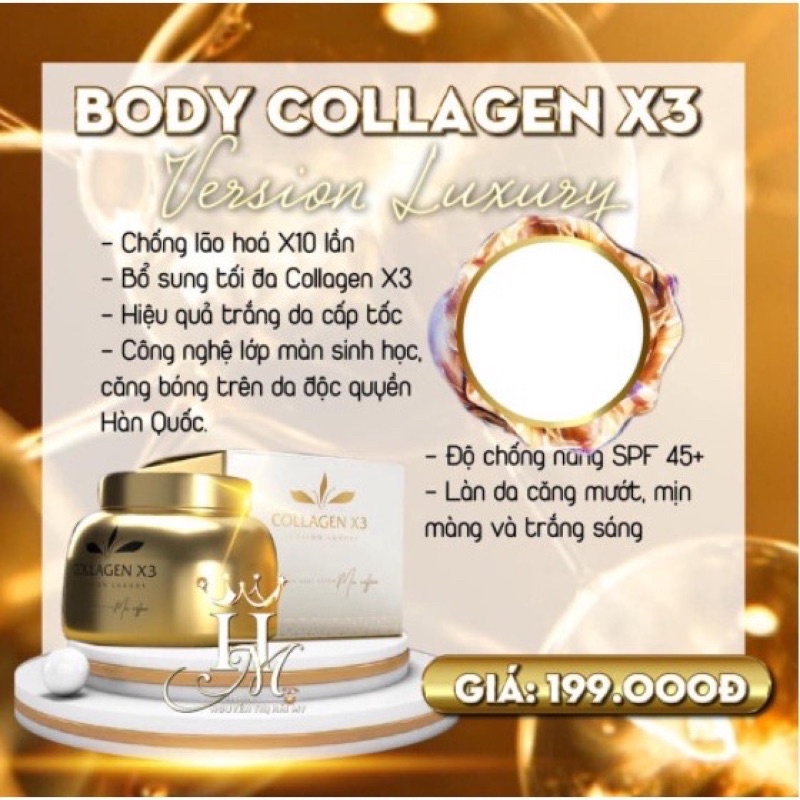 Kem Body Collagen X3 Luxury Đông Anh Chính Hãng Nâng Tone - Dưỡng Da Trắng | BigBuy360 - bigbuy360.vn