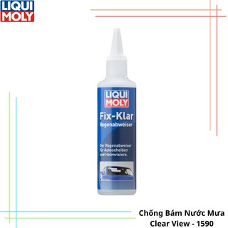 Chống Bám Nước Mưa Clear View Liqui Moly 125ml 1590, Kháng Nước Mưa Bám Trên Cửa Kính Xe