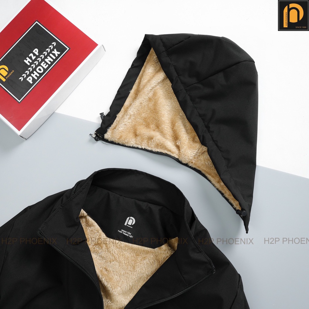 Áo khoác gió lót lông cao cấp chống nước cản gió siêu ấm cho mùa đông 2022