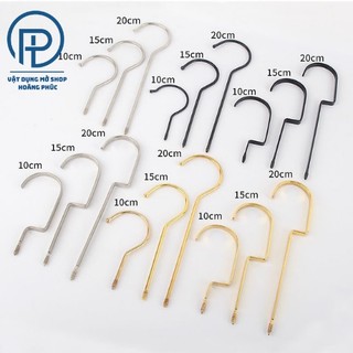 Đầu móc áo bán lẻ 10cm , 15cm đầu móc rời gắn móc quần áo gỗ hàng nhập khẩu