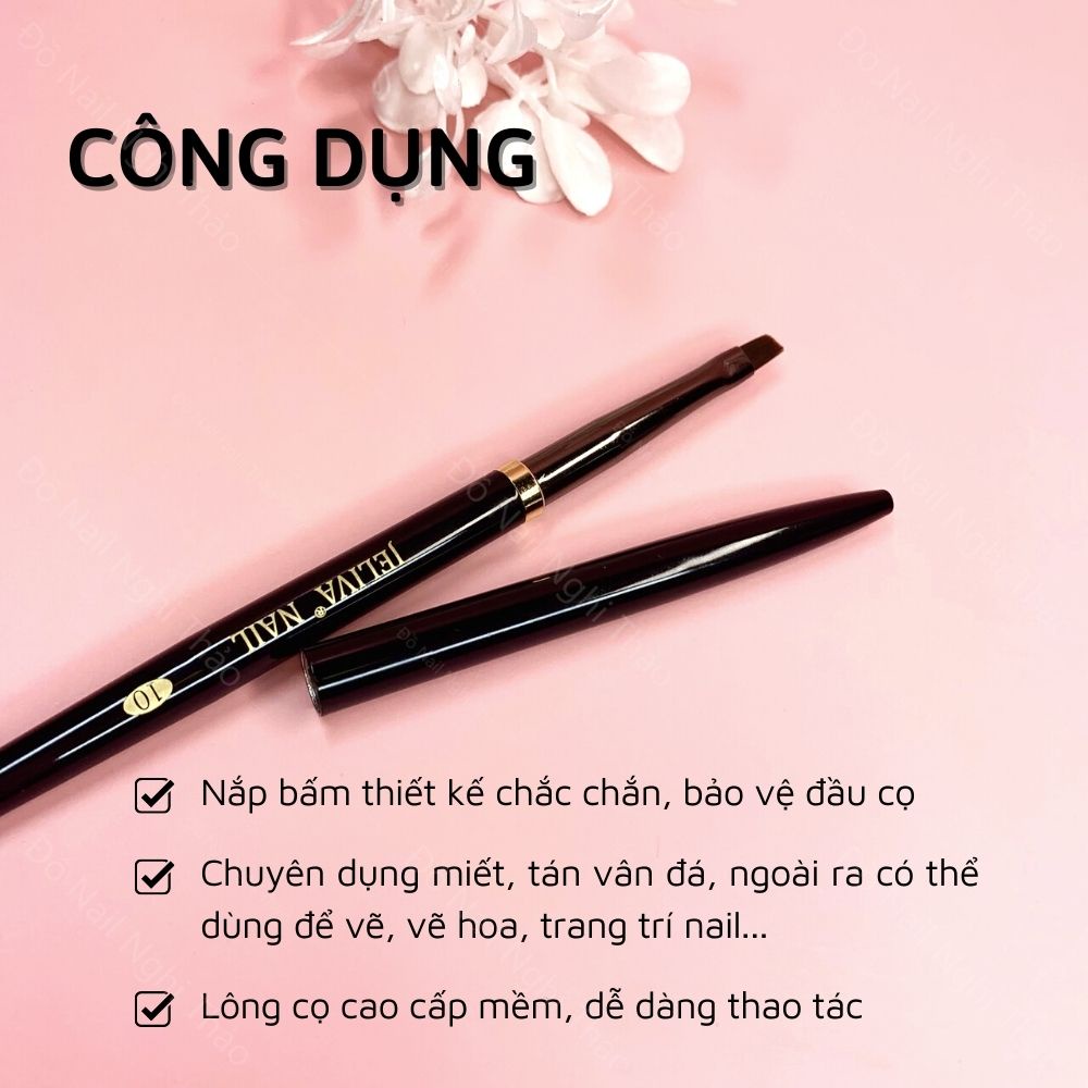 Cọ vát nail JELIVA số 10