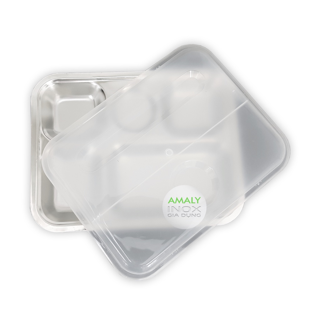 Khay cơm dạng nhỏ, khay cơm dành cho trẻ em, khay inox 304