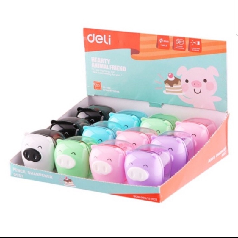 Gọt Bút Chì Hình Lợn Deli E0557