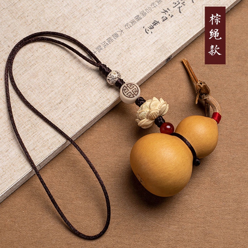 Dây Treo Kính Chiếu Hậu Xe Hơi Hình Quả Bầu Hồ Lô Tự Nhiên 11.15 Sáng Tạo Trang Trí Nội Thất