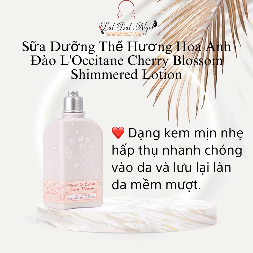 Dưỡng thể hoa anh đào LOccitane Cherry Blossom 250ml