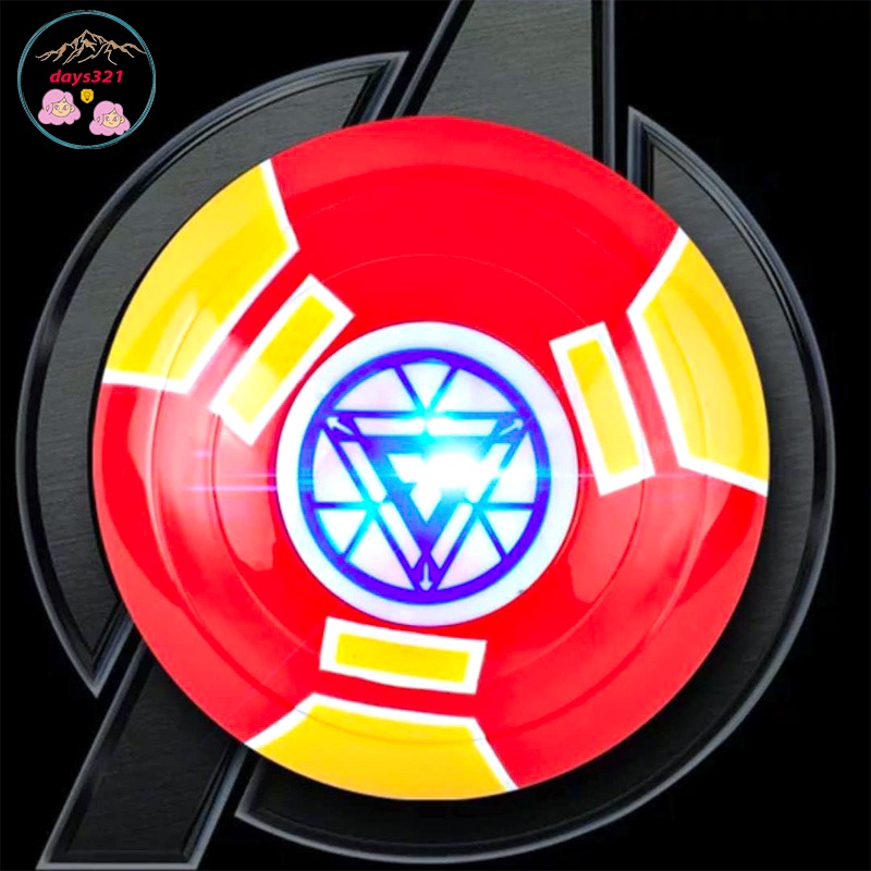 Khiên Phát Sáng Người Sắt IRONMAN Có Đèn Nhạc Đội Trưởng Mỹ Cho Bé Hóa Trang Halloween