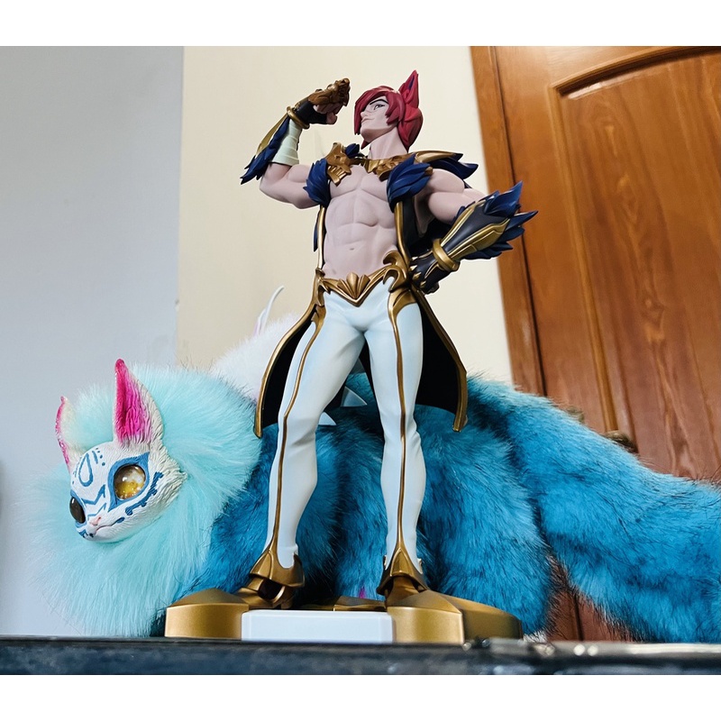 Mô hình LoL Sett Unlocked Statue 28cm Chính hãng Riot Games - Figure LMHT Liên Minh Huyền Thoại