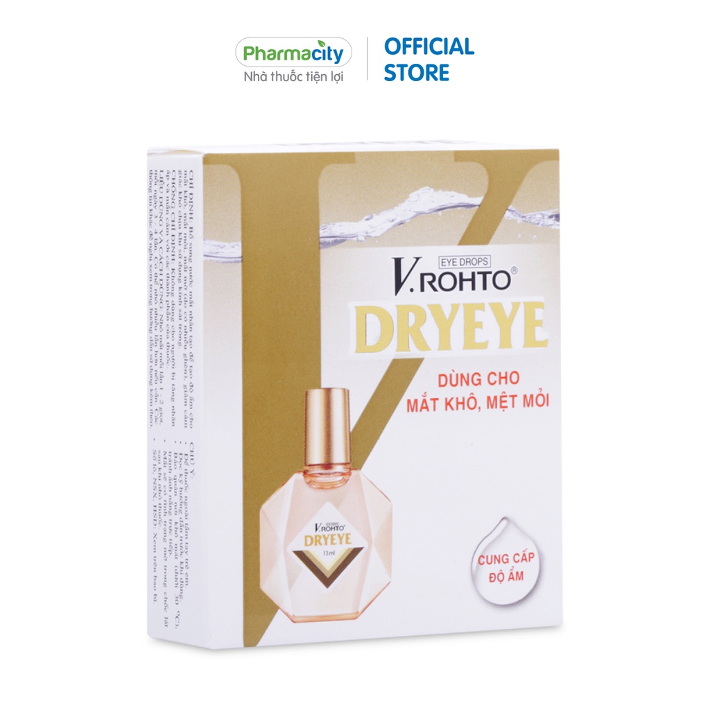 Nhỏ Mắt V.Rohto hỗ trợ cho mắt khô Dryeye (Lọ 13ml)