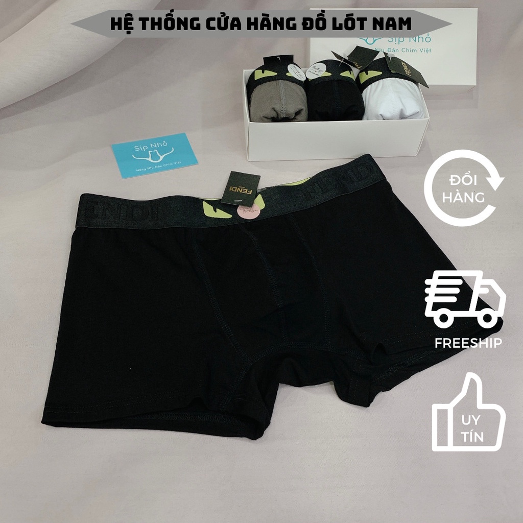 Quần sịp nam quần lót đùi nam boxer cotton thấm hút thoải mái