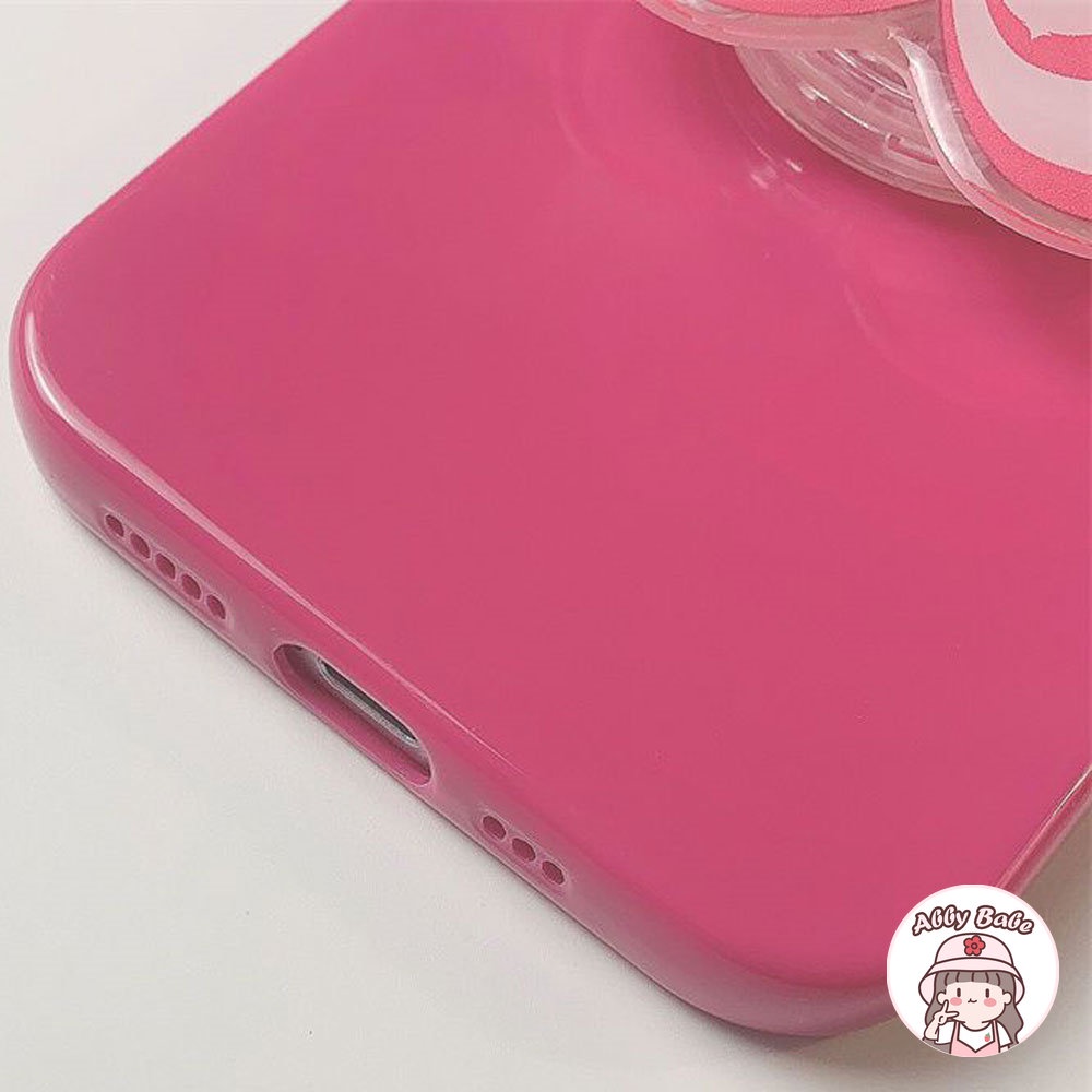 Ốp Điện Thoại TPU Mềm Chống Sốc Họa Tiết Bướm Màu Hồng Gradient Phong Cách Hàn Quốc Cho IPhone 11 7Plus 13 12 11 Pro Max