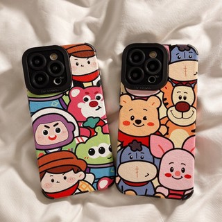 Ốp Điện Thoại TPU Dẻo Họa Tiết Hoạt Hình Dễ Thương Cho iPhone 11 14 13 12 PRO X XR XS MAX XSMAX 6 6s 6splus 7 8 plus