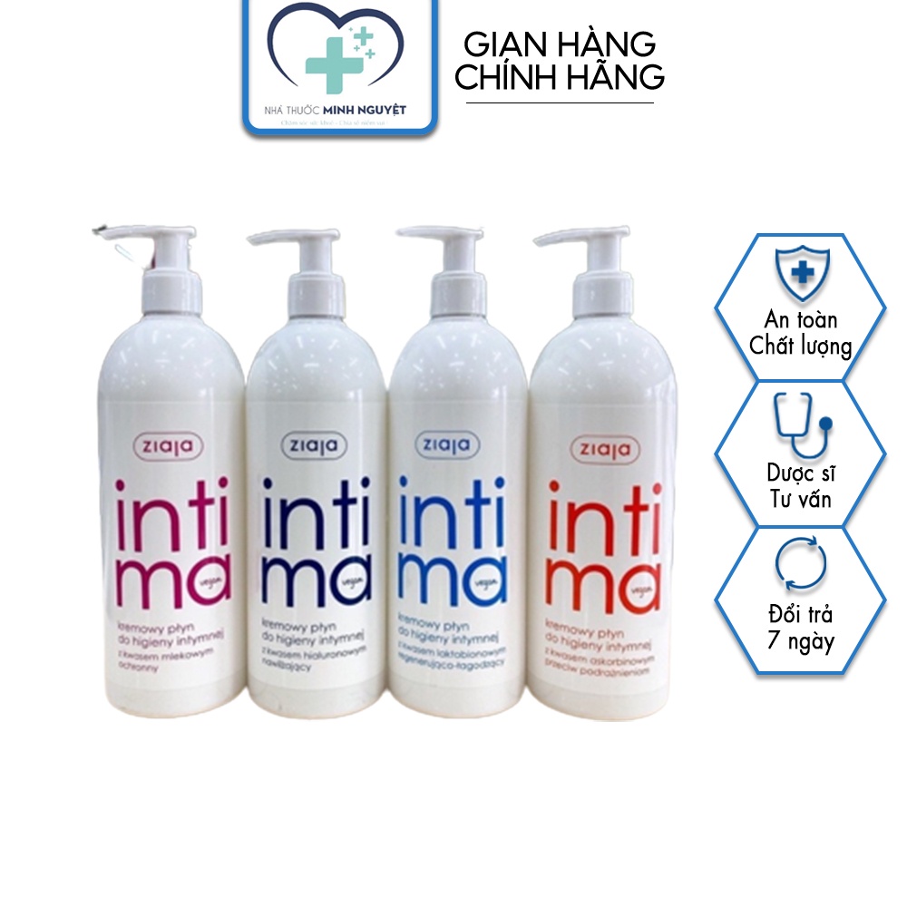Dung dịch vệ sinh phụ nữ tinh chất thiên nhiên Ziaja Intima 500ml - CN10