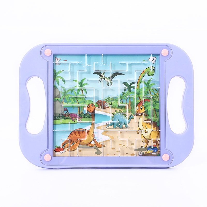 Đồ chơi lăn bi vào lỗ 8 bi loại nhỏ Labyrinth hoặc mê cung Toysem đặt bóng thông minh cho bé - Quà tặng sinh nhật cho bé