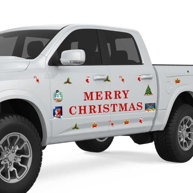 30 Sticker Trang Trí Giáng Sinh Có Thể Tái Sử Dụng