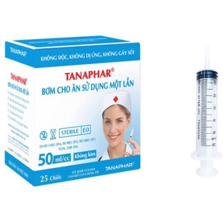 Bơm cho ăn sử dụng một lần 50ml/cc tanaphar túi 1 chiếc