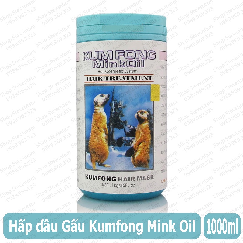 Hấp dầu Gấu dành cho tóc khô 1000ml