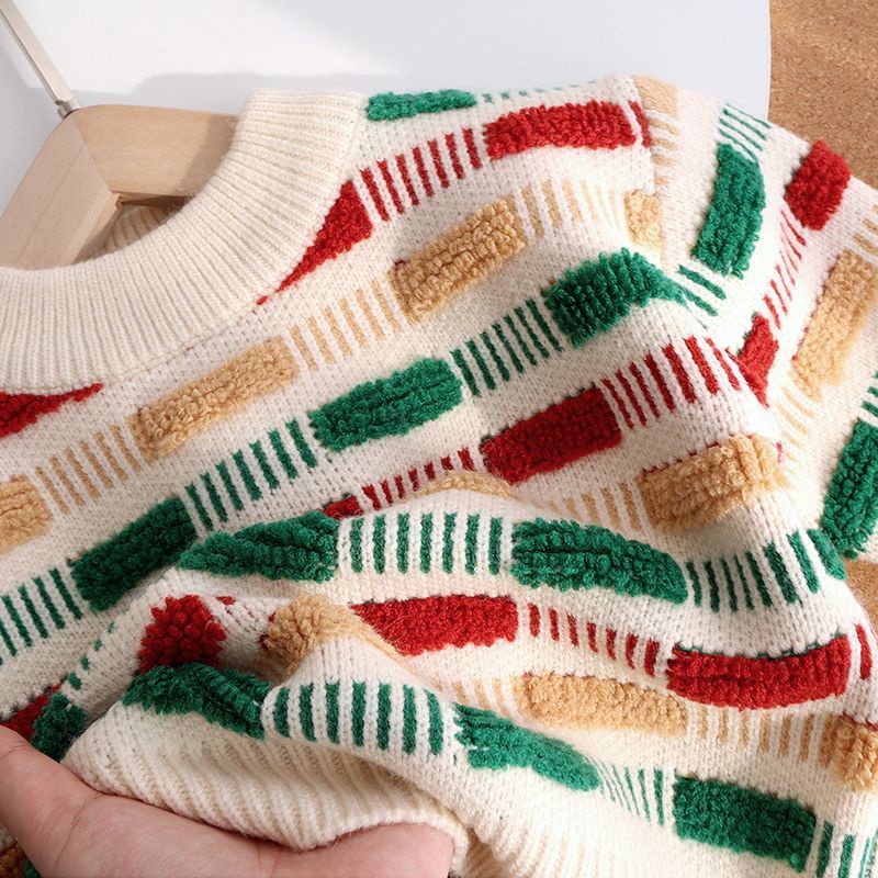 Áo Sweater Dày Dặn Phong Cách Giáng Sinh Thời Trang Thu Đông Cho Nam Và Nữ