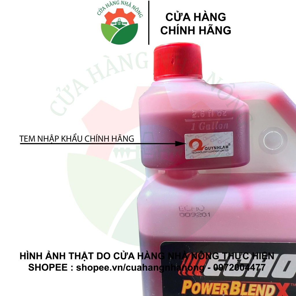 Nhớt 2 thì ECHO POWERBLEND X 1:50 cao cấp chính hãng
