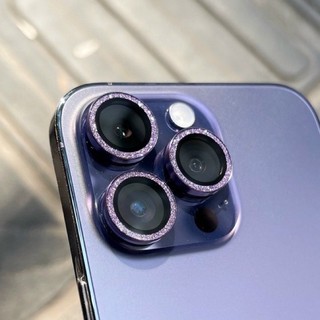 Bộ 3 dán kim cương bảo vệ mắt camera IPhone 14 Plus 13 Pro max 12 Pro Max 12 Mini 11,chính hãng Kuzoom cực nổi bật titan
