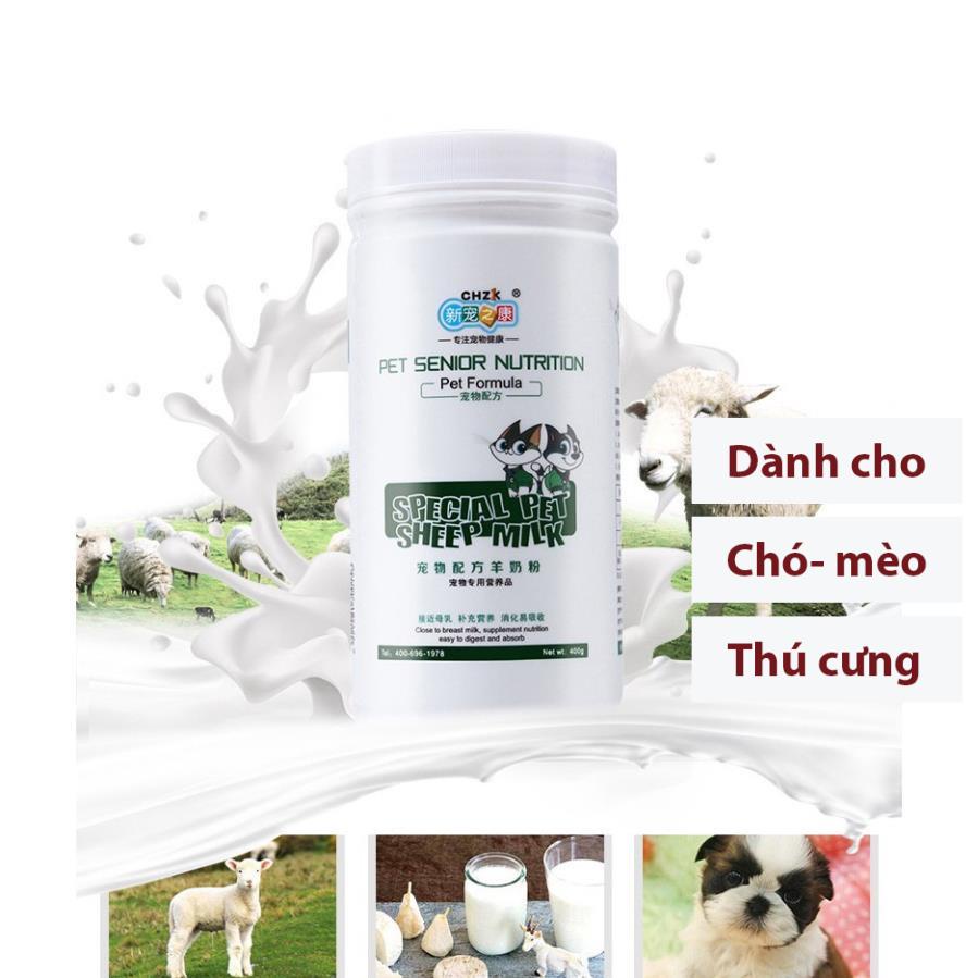 Sữa bột cho chó mèo Orgo Hộp 400g