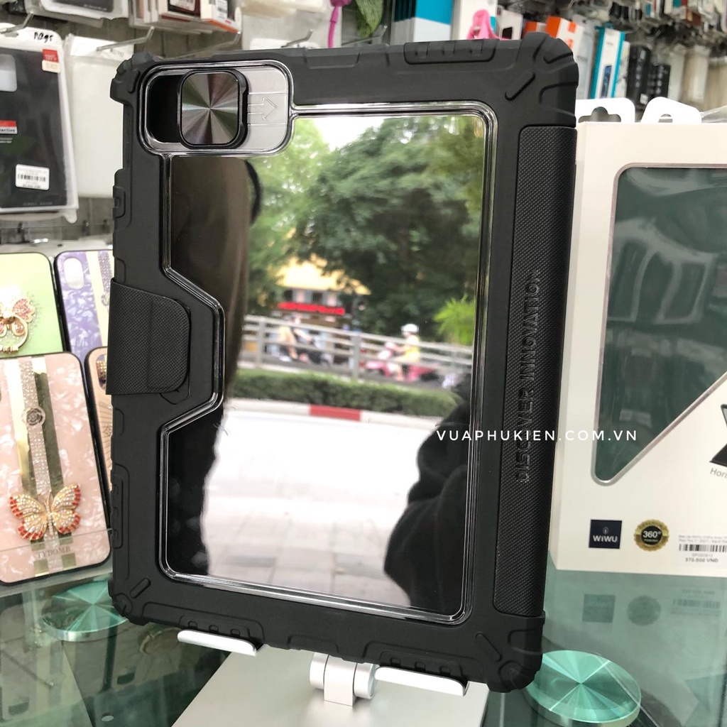 Bao da Nillkin Bumper chống sốc cho iPad Pro 11.0/12.9 inch 2018/2020/2021/10.9/10.5/10.2/Gen 7/8/9.7/Air 3/4/Mini 4/5/6