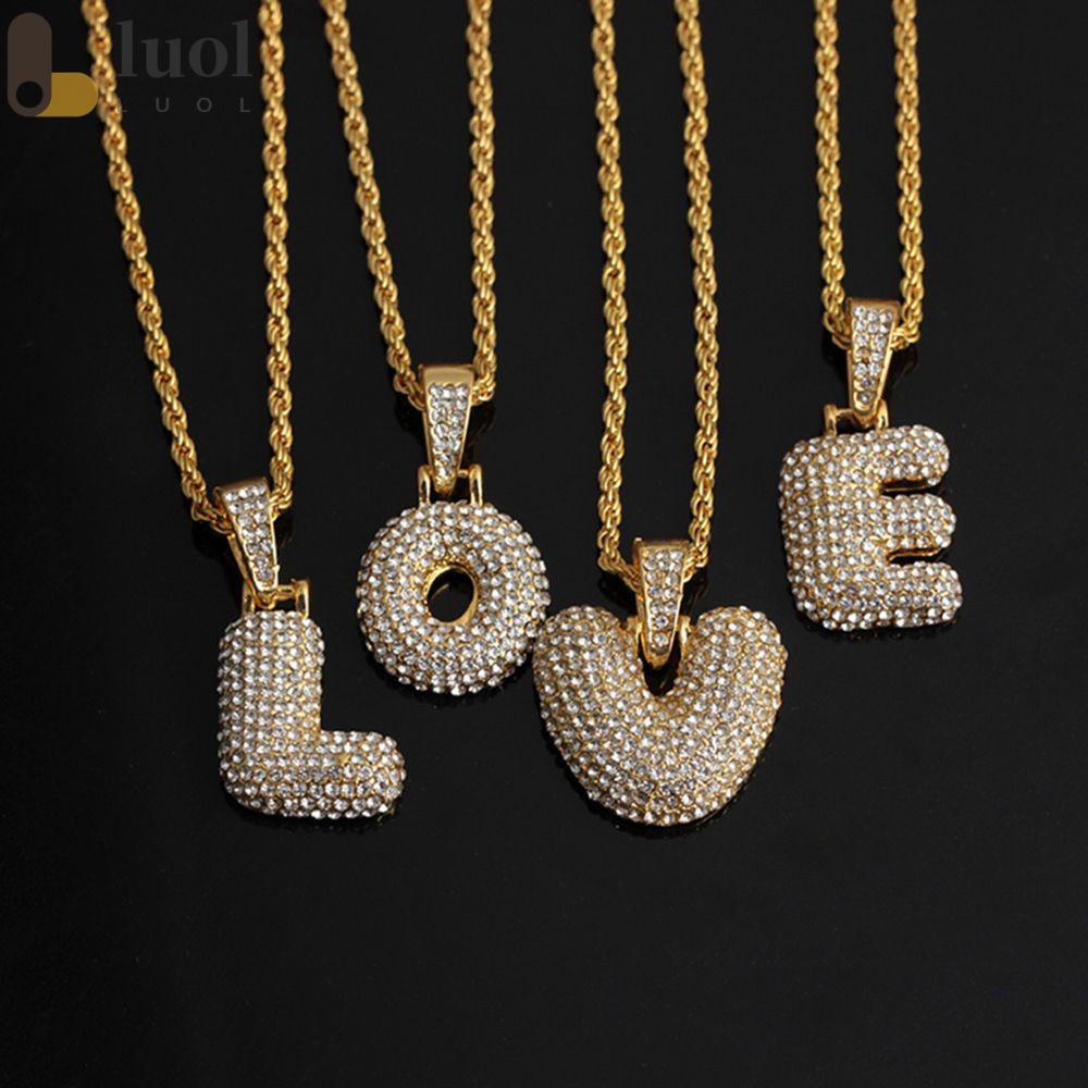 Vòng cổ Mặt Chữ Cái Từ A-Z Thời Trang Cá Tính|Choker Xích