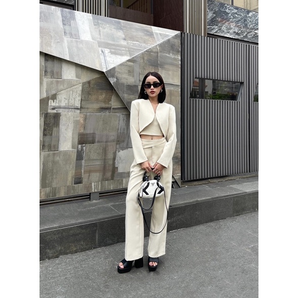 Áo khoác croptop tay dài