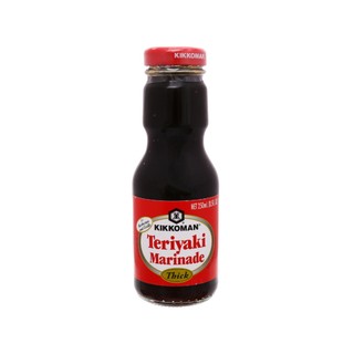 Sốt tẩm ướp teriyaki đậm đặc thick kikkoman 250ml / teriyaki thick - nhập khẩu nhật bản