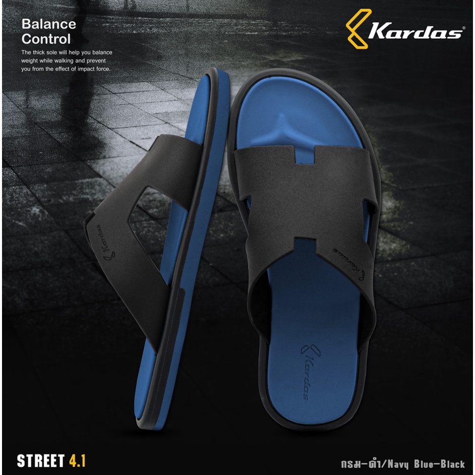 Dép Thái Lan Nam KARDAS STREET 4.1 Cao Su Đúc Nhập Khẩu Chính Hãng