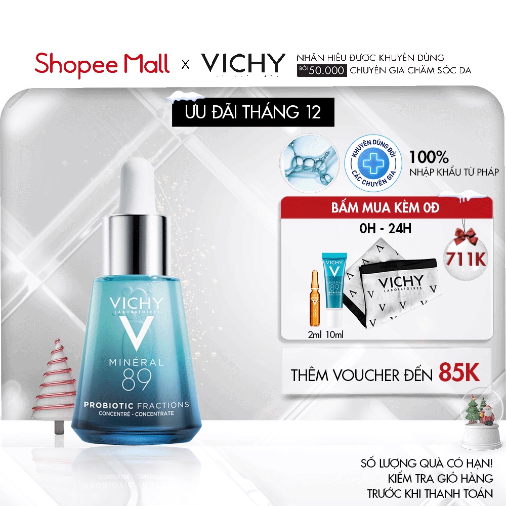 Tinh Chất Giải Cứu Da Stress Vichy Mineral 89 Probiotic Fractions 30ml