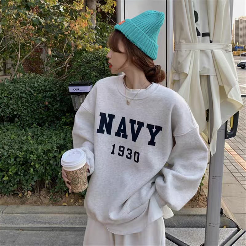 Áo Sweater nỉ bông mặc đôi unisex, Áo nỉ nam nữ SWT form rộng ulzzang kiểu hàn ladyquangchau