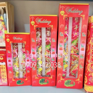 Đèn cầy cưới long phụng nhiều size