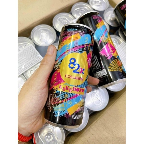 SET QUÀ 82X KAKEMONO "KIÊU SA " pack 6 lon - Nước uống giải khát chứa Collagen 0kcal đến từ Thái Lan 245ml/lon. | BigBuy360 - bigbuy360.vn