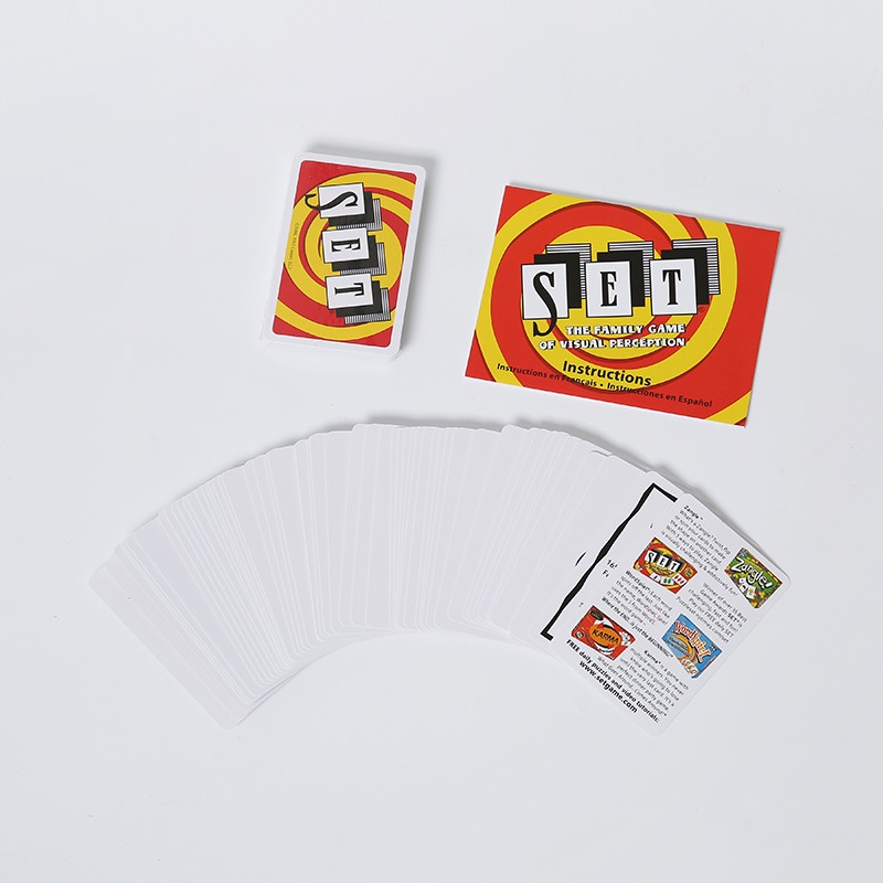 Boardgame SET TomcityVN Cuộc đua tìm SET (bộ 3) Vui nhộn cho nhóm 1 đến 20 người chơi