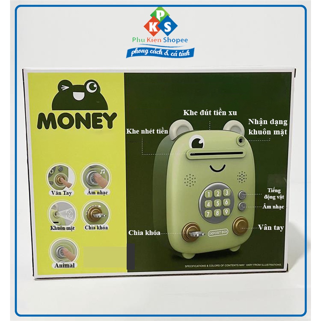 Két đựng tiền mini cho bé yêu, Hộp tiết kiệm mini có khóa, Heo bỏ tiền-Lợn bỏ tiền tiết kiệm