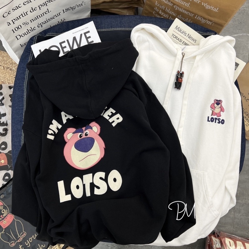 Áo hoodie cún LOSTO hai mặt PM11