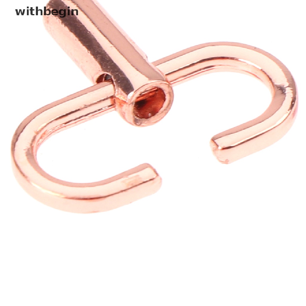 Bộ 4 Khóa Kẹp Kim Loại Có Thể Điều Chỉnh Độ Dài Cho Túi Xách
