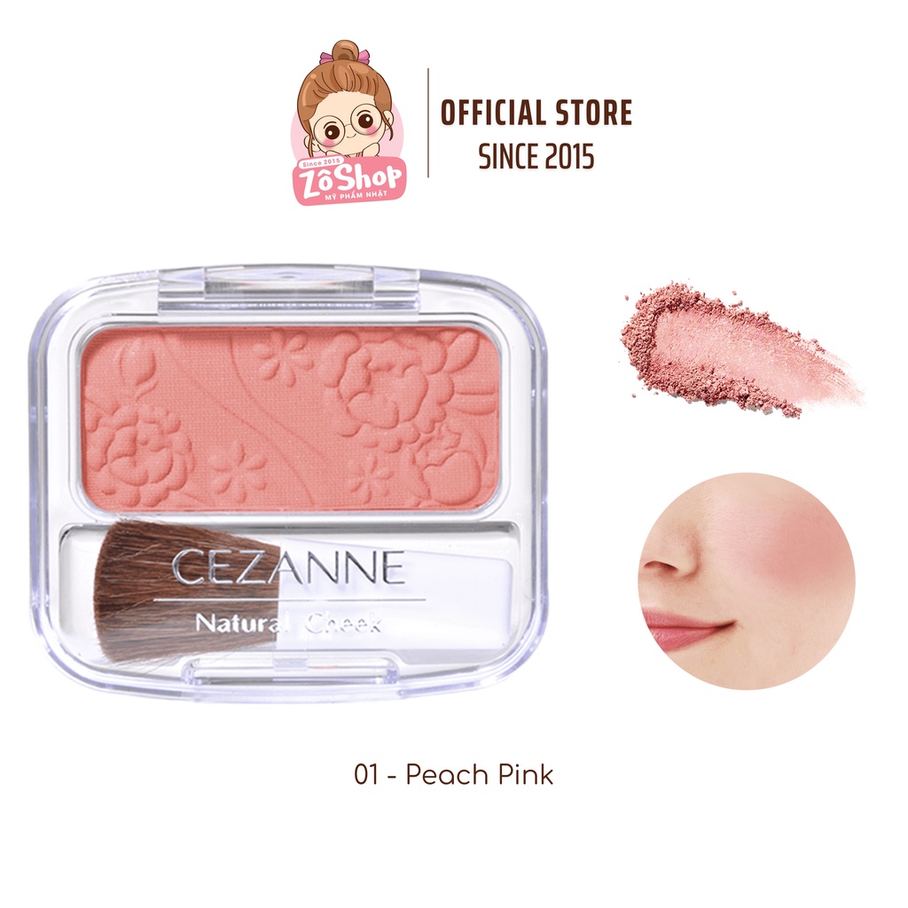 Phấn Má Hồng Cezanne Natural Cheek