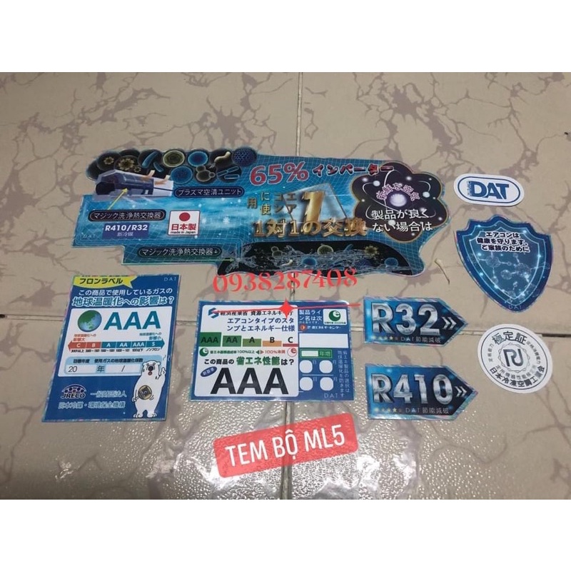 Tem dán điều hoà