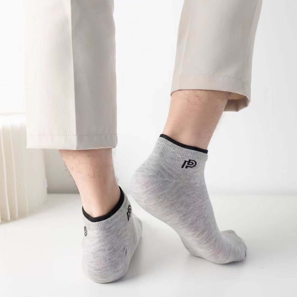 Tất cổ ngắn nam phong cách công sở,vớ cổ ngắn chất  liệu cotton co giãn 4 chiều - Ekiu Shop
