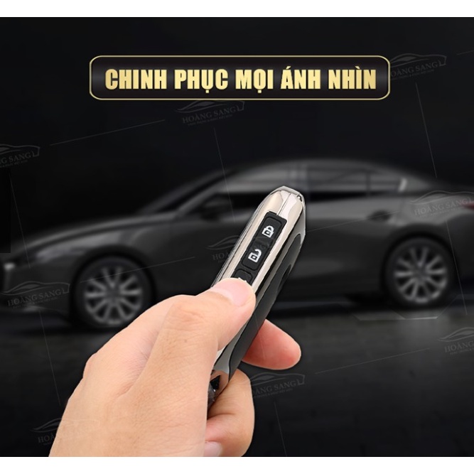 Mazda Vỏ ốp kim loại Vỏ bảo vệ Ốp chìa khóa Mazda 3 All New 2020-2021-2022