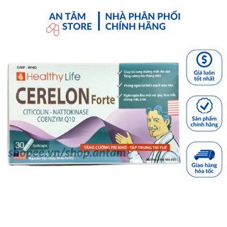 Viên uống bổ não Cerelon Forte Giúp bổ sung dưỡng chất cho não , tăng cường lưu thông máu, phòng ngừa tai biến