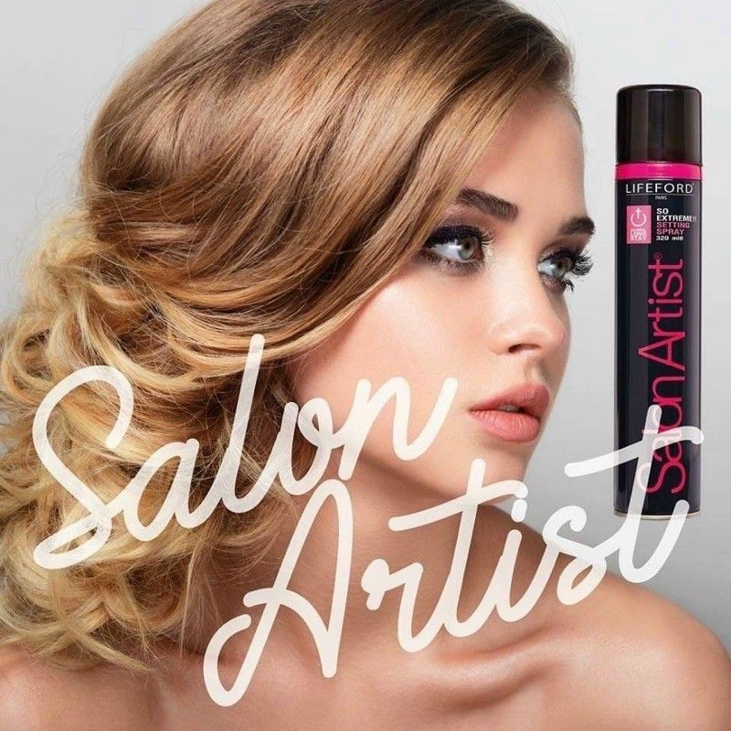 Keo xịt tạo kiểu tóc Lifeford salonArtist 320ml  không gây bếch dính
