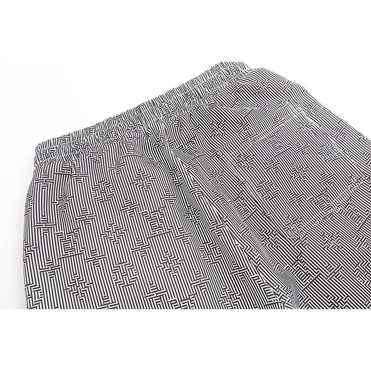 L &amp; * V-- Quần Short AOP Kẻ Sọc Dọc Biểu Tượng Logo Thời Trang Đường Phố Cao Cấp